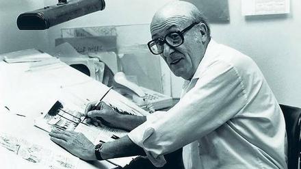 Pionier. Will Eisner (1917-2005) an seinem Zeichentisch.