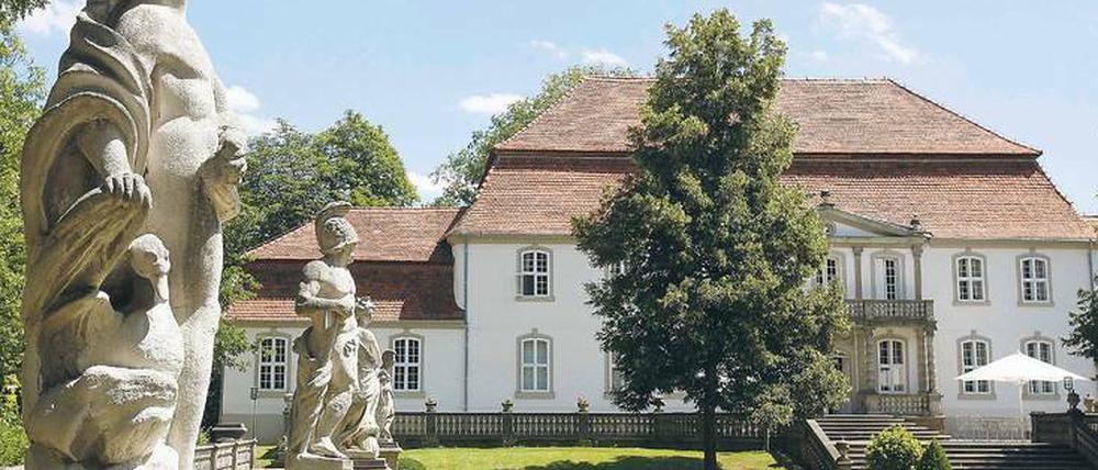 Schloss Wiepersdorf im Landkreis Teltow Fläming war einst Wohnsitz der Schriftstellerin Bettina von Arnim.