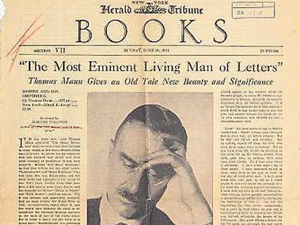 Dorothy Thompson verneigt sich in der New York Herald Tribune vom 10. Juni 1934 vor dem „bedeutendsten lebenden Literaten“. 