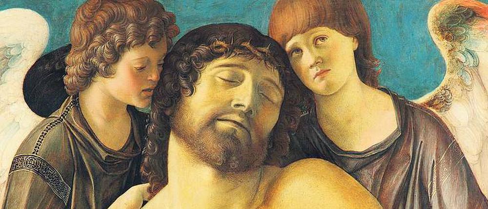Giovanni Bellinis „Toter Christus, von Engeln gestützt“, um 1475. 