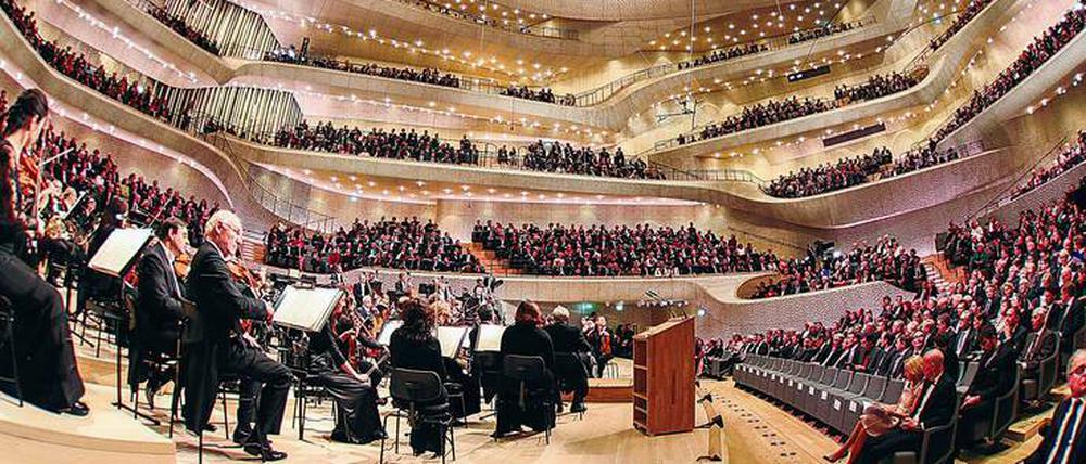 Der Große Saal der Elbphilharmonie.