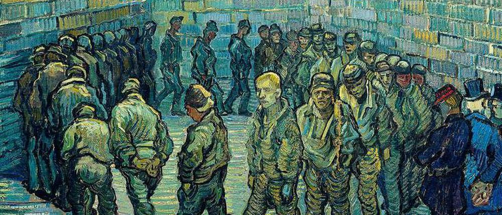 Aus zweiter Hand. Vincent van Goghs Gemälde „Häftlinge beim Rundgang“ von 1890 beruht auf einer Grafik von Gustave Doré von 1872.