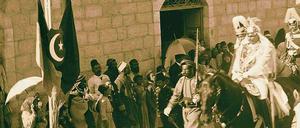 Wilhelm II. beim Einzug in Jerusalem.