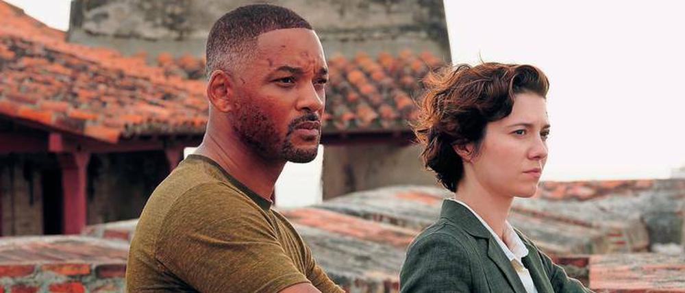 Auf der Flucht durch eine kolumbianische Favela. Will Smith mit Mary Elizabeth Winstead.