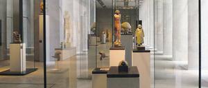 Die High-Tech-Vitrinen des Ägyptischen Museums in München gelten als einbruchssicher.