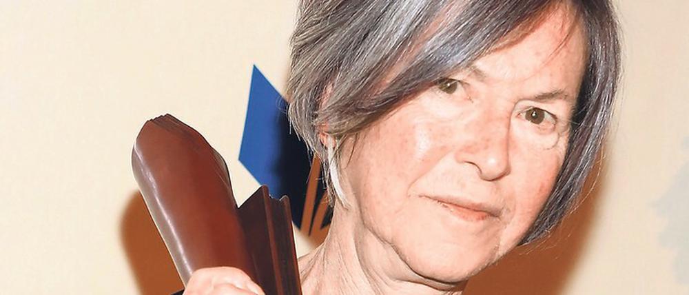 Dichtung und Klarheit. Louise Glück bei der Verleihung des National Book Award 2014 in New York City.