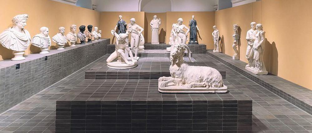 Marmor im Überfluss. Blick in einen der Ausstellungsräume der Sammlung Torlonia in der Installation von David Chipperfield.