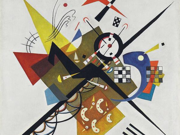 Neue Einsichten. Wassily Kandinskys abstraktes Gemälde „Auf Weiss II“ entstand im Jahr 1923.