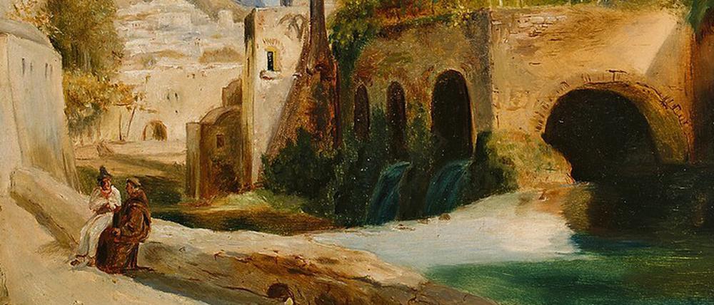 Lichtzauber. Carl Blechens Ölgemälde „Das Mühlental bei Amalfi nach 1830“ zeigt seine Begabung für sommerliche Motive.
