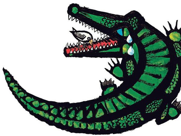 Das A im "ABC der Tiere" ein Alligator.
