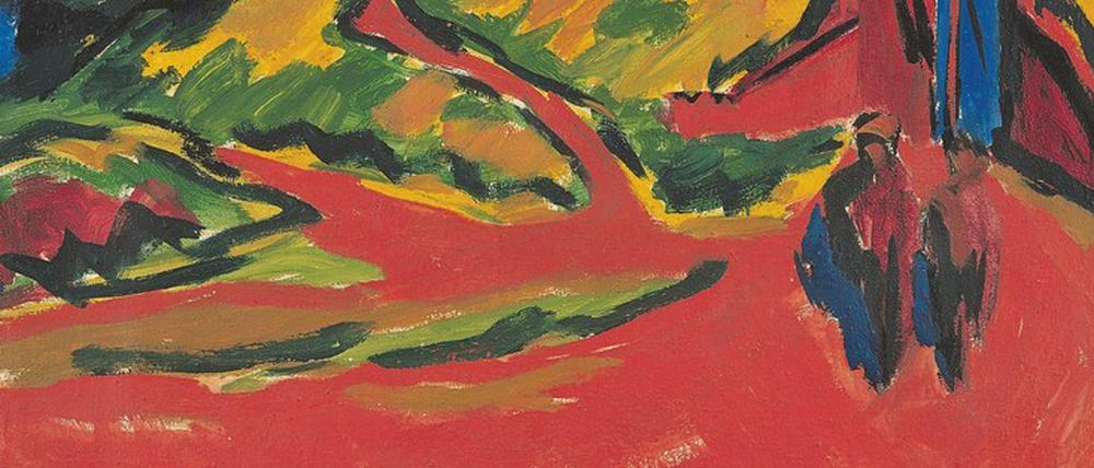 Sich ergießendes Rot. Karl Schmidt-Rottluffs 1910 gemalter „Deichdurchbruch“ lässt sich auch als Selbstbeschreibung lesen. In diesem Jahr schufen die Brücke-Künstler ihre kraftvollsten Bilder. 