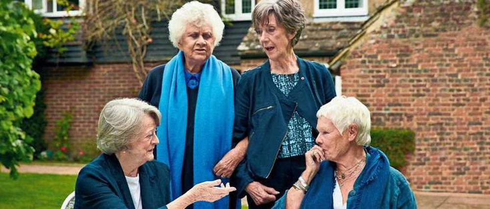 Alle vier wurden vom britischen Königshaus zu "Dames" geadelt: Maggie Smith, Joan Plowright, Eileen Atkin und Judi Dench (v.l.). 