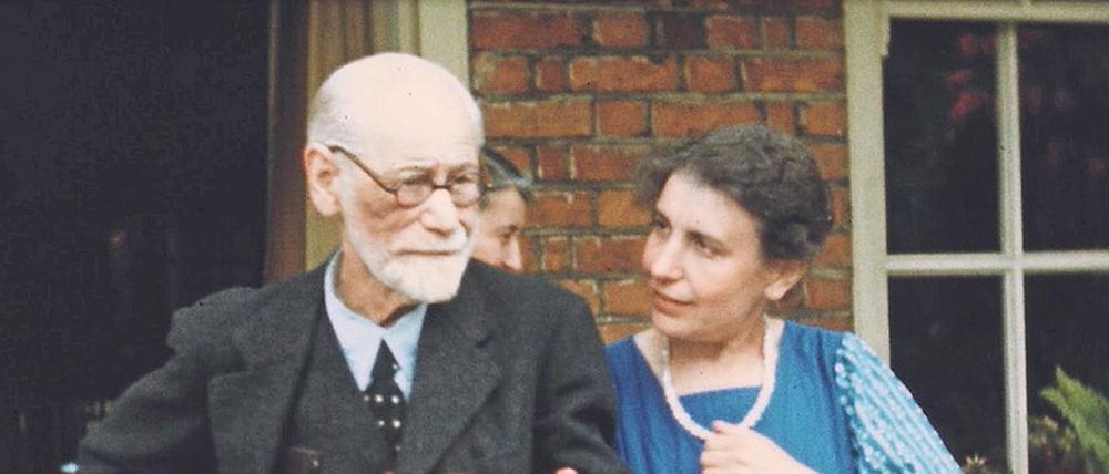Rückkehr der Würde: Sigmund Freud und seine Tochter Anna in London 1939.