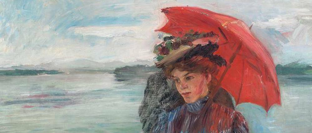 Das „Fräulein Heck“ bannte Lovis Corinth 1897 auf dem Starnberger See in impressionistisches Licht. 