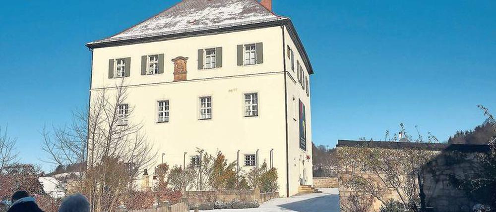 Von 1792 bis 1797 hielt Alexander von Humboldt sich in Franken auf. Das Schloss in Goldkronach. 