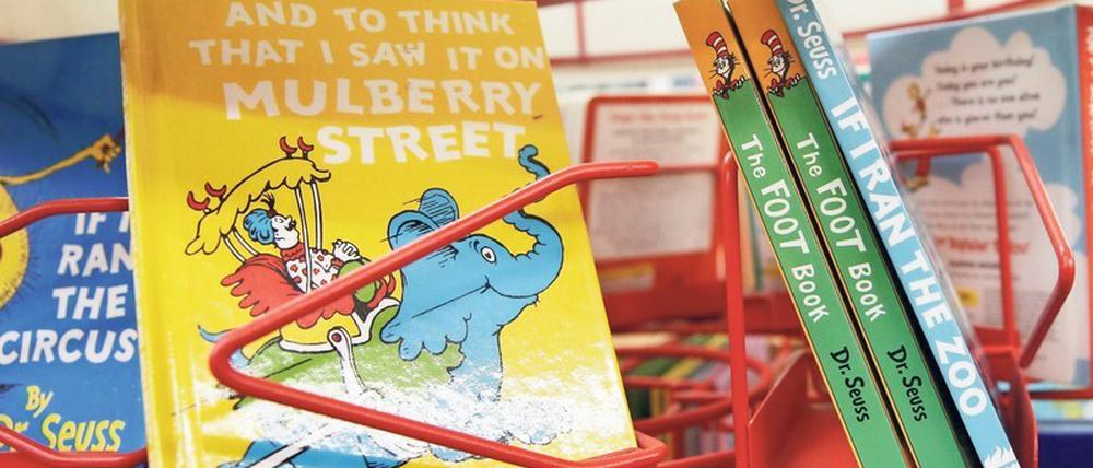 Westliche Stereotypien und Vorurteile. Der gerade erst in den USA vom Markt genommene „Dr. Seuss“-Band „And to think that I saw it on Mulberry Street“. 