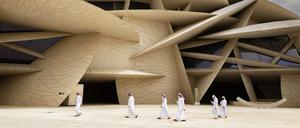 Das Nationalmuseum von Katar in Doha wurde vom französischen Architekten jean Nouvel entworfen. 