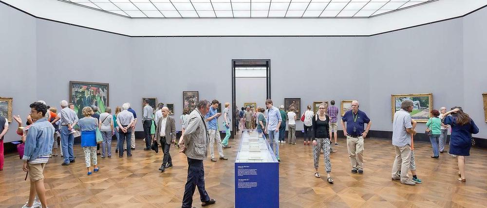Blick in die Alte Nationalgalerie