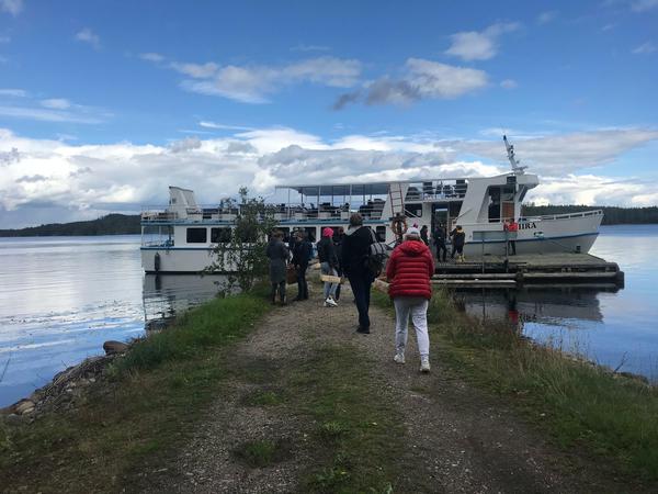 Pilzkreuzfahrt auf dem Saaima-See.