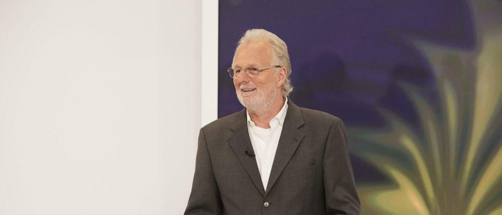 Hubert Winkels 2019 bei der Preisverleihung in Klagenfurt. Winkels war elf Jahre in der Jury, fünf Jahre als Vorsitzender. Ihm folgt Insa Wilke nach.