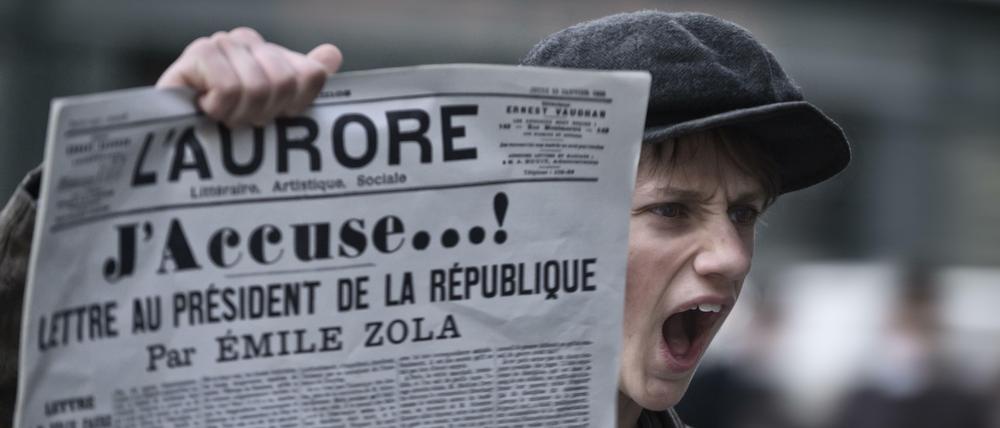 Angeklagt. Feministinnen wenden den Titel von Émile Zolas berühmten Artikel und Polanskis neuem Film gegen den Regisseur.