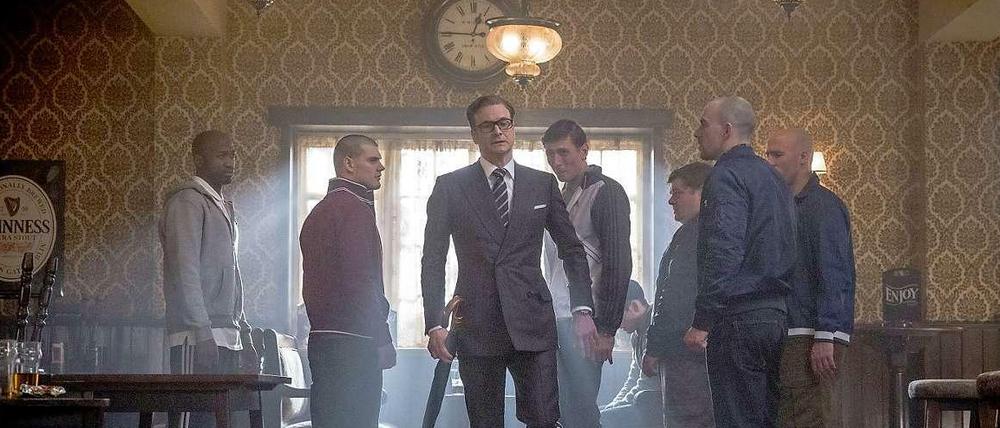 Colin Firth in "Kingsman".