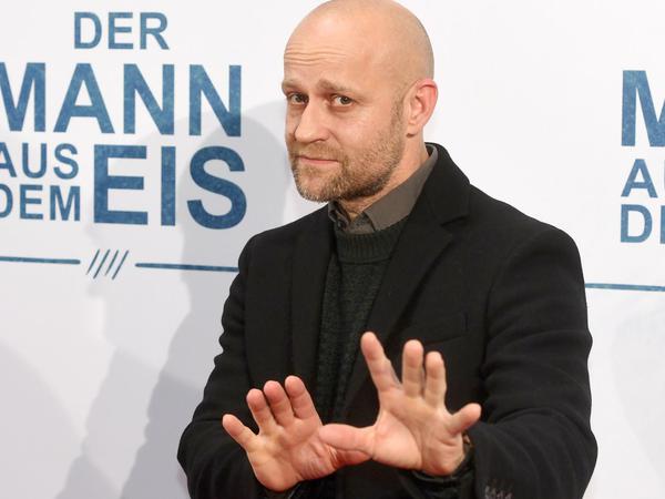 Jürgen Vogel bei der Münchner Premiere von "Der Mann aus dem Eis", ohne Ötzi-Kostüm. 