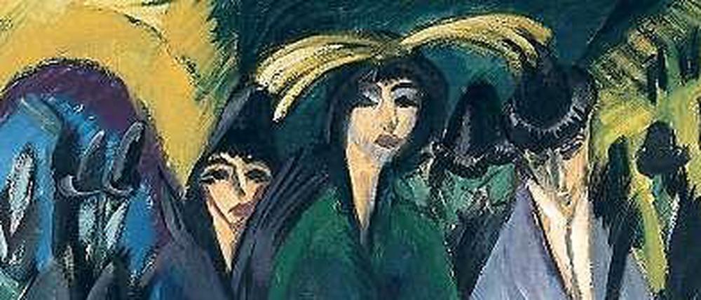 Ernst Ludwig Kirchner: Frauen auf der Straße, 1915