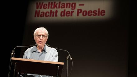 Literaturwerkstatt Berlin/Haus für Poesie: Der US-Dichter Charles Simic 2016 beim 17. Poesiefestival Berlin in der Akademie der Künste