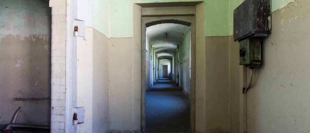 Noch ohne Kunst: Zellentrakt im alten Gefängnis Wittenberg.