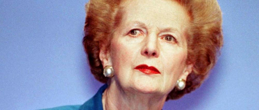Talent zum "cant": Die ehemalige britische Premierministerin Margaret Thatcher.