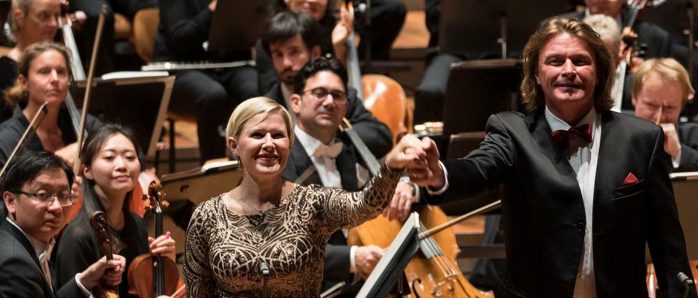 Finale beim Musikfest: Sally Matthews sang die Rusalka und Klaus Florian Vogt den Prinzen in der konzertanten Aufführung der Dvorák-Oper in der Philharmonie.