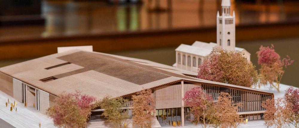 So soll das Museum des 20. Jahrhunderts am Kulturforum, geplant vom Architekturbüro Herzog und de Meuron, aussehen.