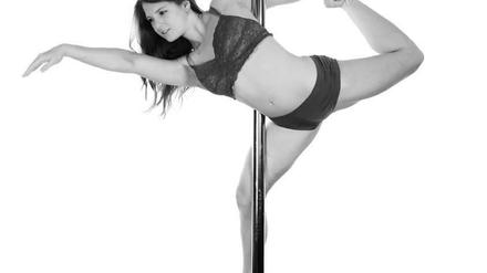 Be Cowan has been practising pole for two years.