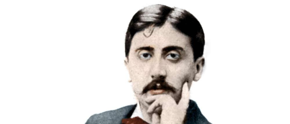 Der französische Schriftsteller Marcel Proust, 1871-1922