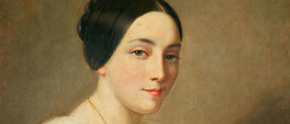 "Porträt einer jungen Frau" von Thomas Couture (1815 bis 1879). 