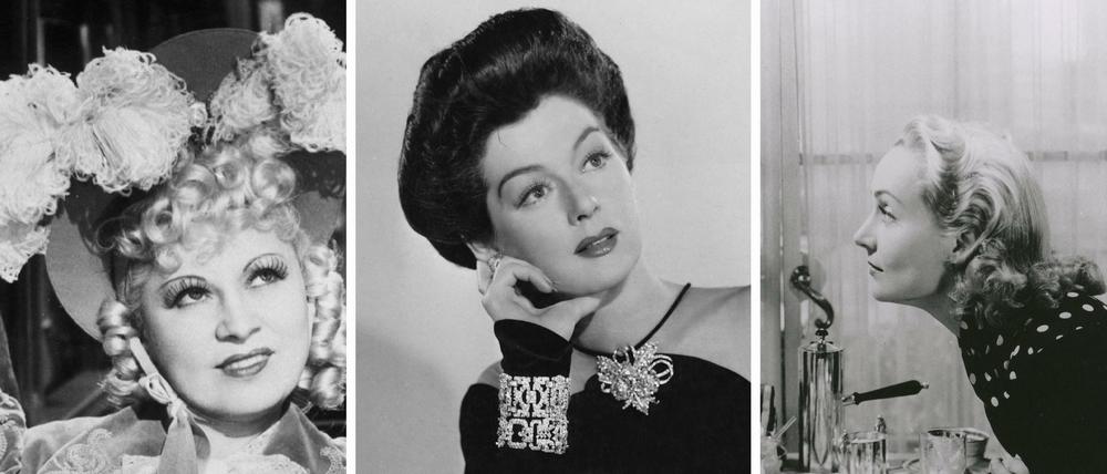 Die Heldinnen der Berlinale-Retro 2021: Mae West, Rosalind Russell und Carole Lombard. 
