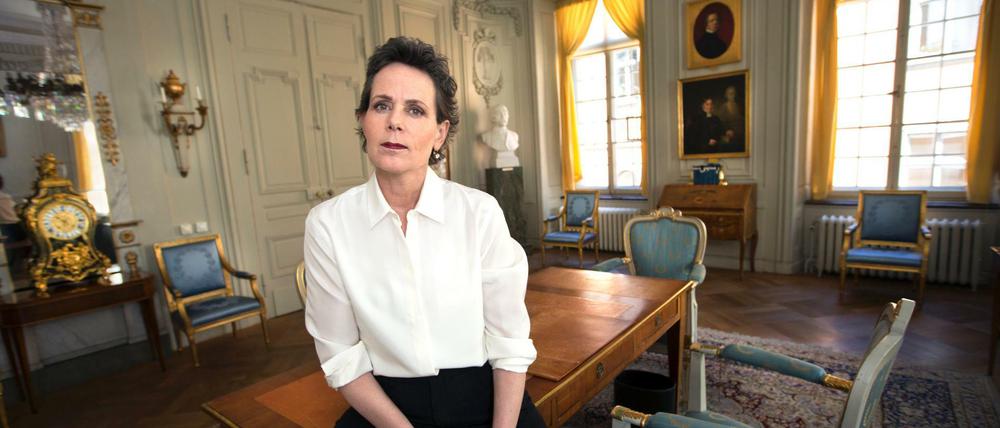 Krisenmanagerin: Sara Danius, ständige Sekretärin der Schwedischen Akademie, versucht zu vermitteln.