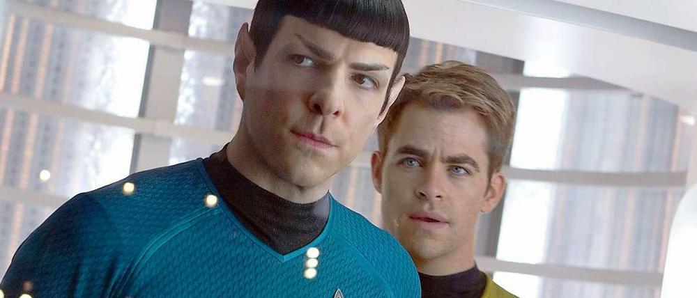 Ein Vulkanier und sein Chef. Zachary Quinto (links) und Chris Pine als Kapitän James T. Kirk.