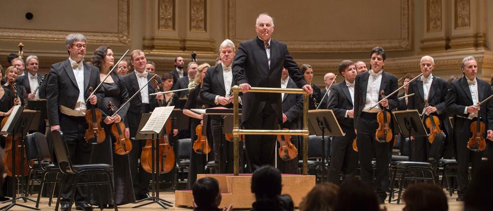 Barenboim mit der Berliner Staatskapelle in der New Yorker Carnegie Hall.