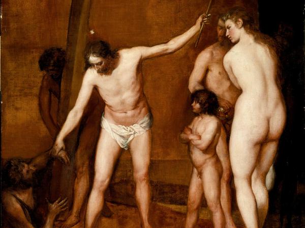 Alonso Cano: Christus in der Vorhölle, ca. 1655. Das gemälde ist vom 1. Juli bis zum 30. Oktober in der Ausstellung "El Siglo de Oro - Die Ära Velázquez" in der Gemäldegalerie - Staatliche Museen zu Berlin zu sehen. 