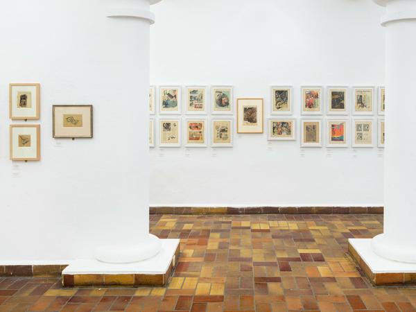 Die Ausstellungsräume der Galerie Paterre in Pankow.