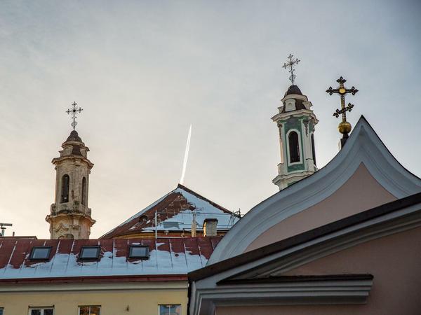 Diese Stadt trägt ihre Kreuze gern. Ansicht aus Vilnius.