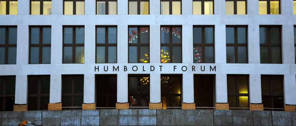 Langzeitdokumentation vom Bau und der Baustelle vom Humboldt Forum und dem Berliner Schloss auf dem Schloßplatz in Berlin-Mitte (Archivbild) 