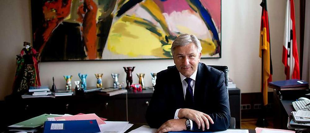 Klaus Wowereit hat sein Amtszimmer im Roten Rathaus verlassen.