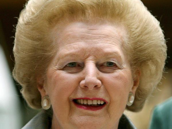 Die ehemalige britische Premierministerin Margaret Thatcher im Jahr 2007. 
