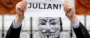 Auf seine Unterstützer kann sich Julian Assange verlassen.