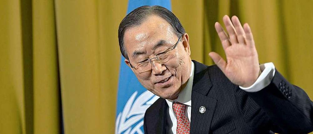 Ban Ki-moon, der Generalsekretär der Vereinten Nationen.