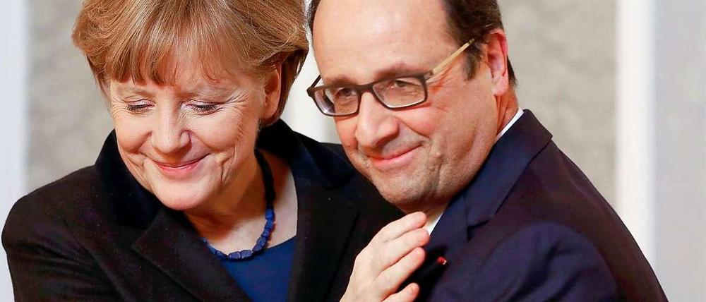 Endet immer alles gut? Merkel und Hollande nach der jüngsten Vereinbarung von Minsk.