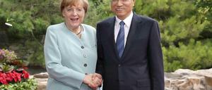 Bundeskanzlerin Angela Merkel und Premier Li Keqiang am 6.7.2014 